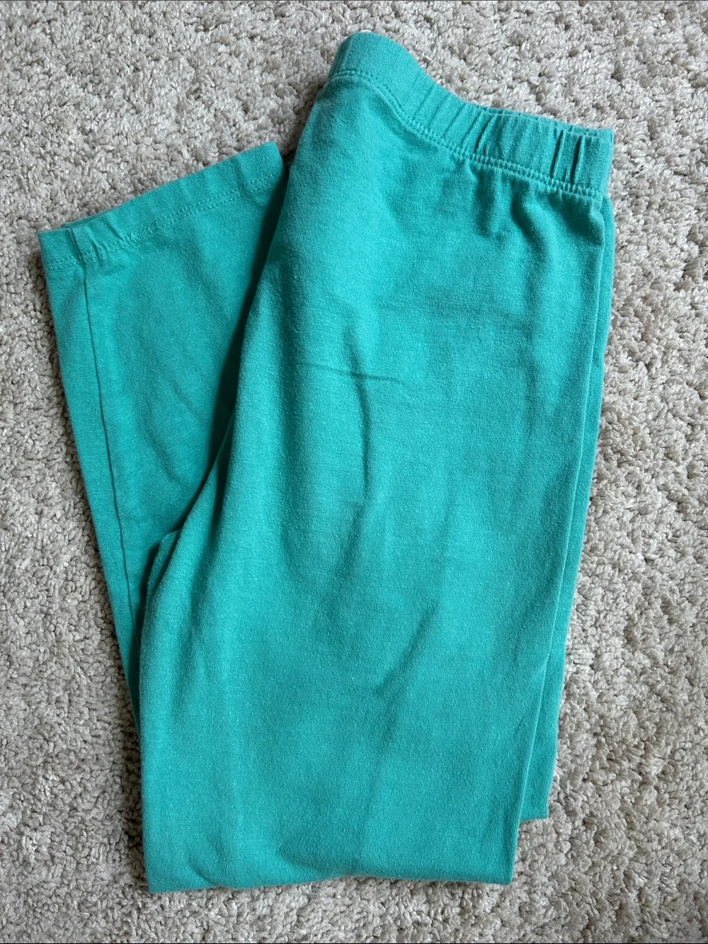 GAP Teal Kids Leggings Organic Cotton XL 12